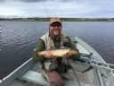 Ian Mitchell with 2lb 10oz St John's Trout