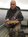 Luc Pierssens with Toftingall Trout 20/09/2017