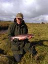 Simon Gardner with first ever Salmon Wick River 22nd Sept 18