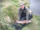 Giles Milner Returning Salmon on Wick River 20/09/13